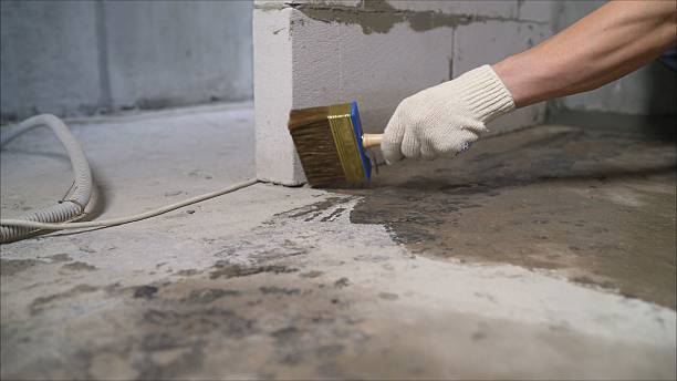 Crawl space vapor barrier installation in Nashville, KS